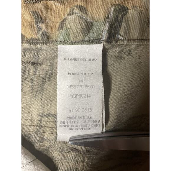 Vintage Liberty Realtree Camo Pants XL Regular 40-42 - Picture 6 of 13
